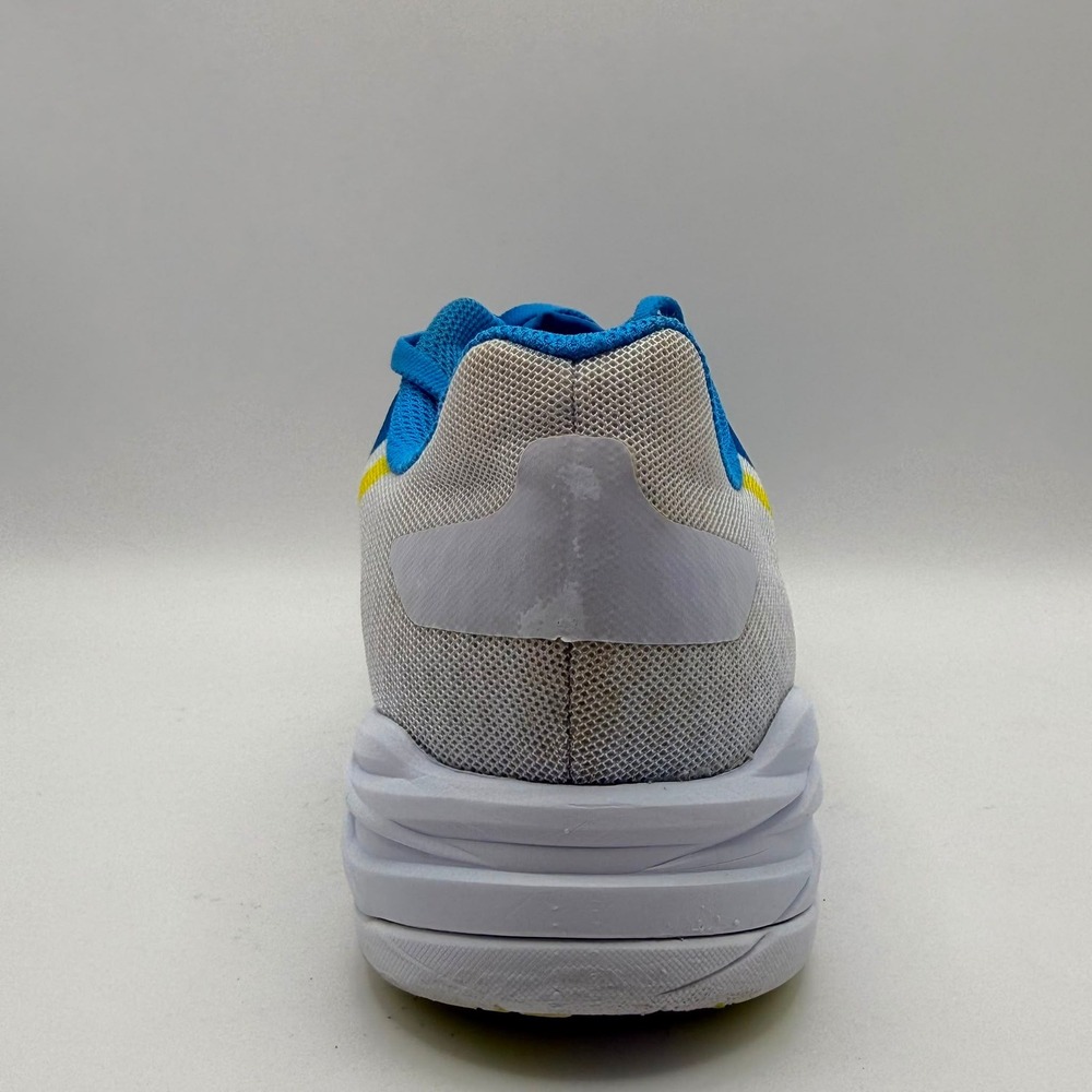 HOKA  Rocket X Men's Size 8 Blue Yellow White Carbon Plate Running Shoes - Picture 5 of 6